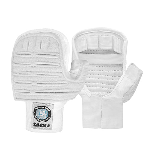 JBI GLOVES WITH EXTRA PROTECTION WHITE COLOUR BY JAVSON