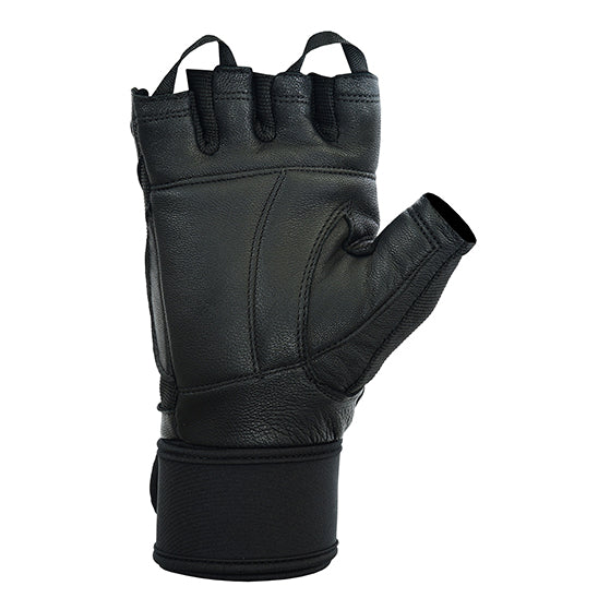 JAVSON LEATHER GYM GLOVES FOR FITNESS WORKOUT