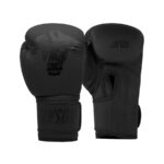 Javson Boxing Gloves Black Matt Rager Series