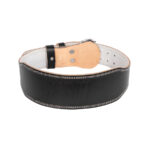 Javson 4 inch Leather Weightlifting Belt Black