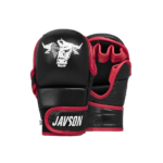 Javson MMA Leather Shouter Gloves with Open Palm