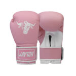Javson Boxing Gloves Toda Series Pink/White Colour