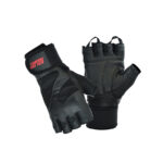 Javson Leather Gym Gloves for Fitness Workout